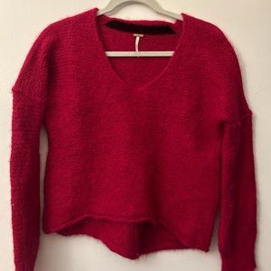 Free People Alpaca Cropped Sweater